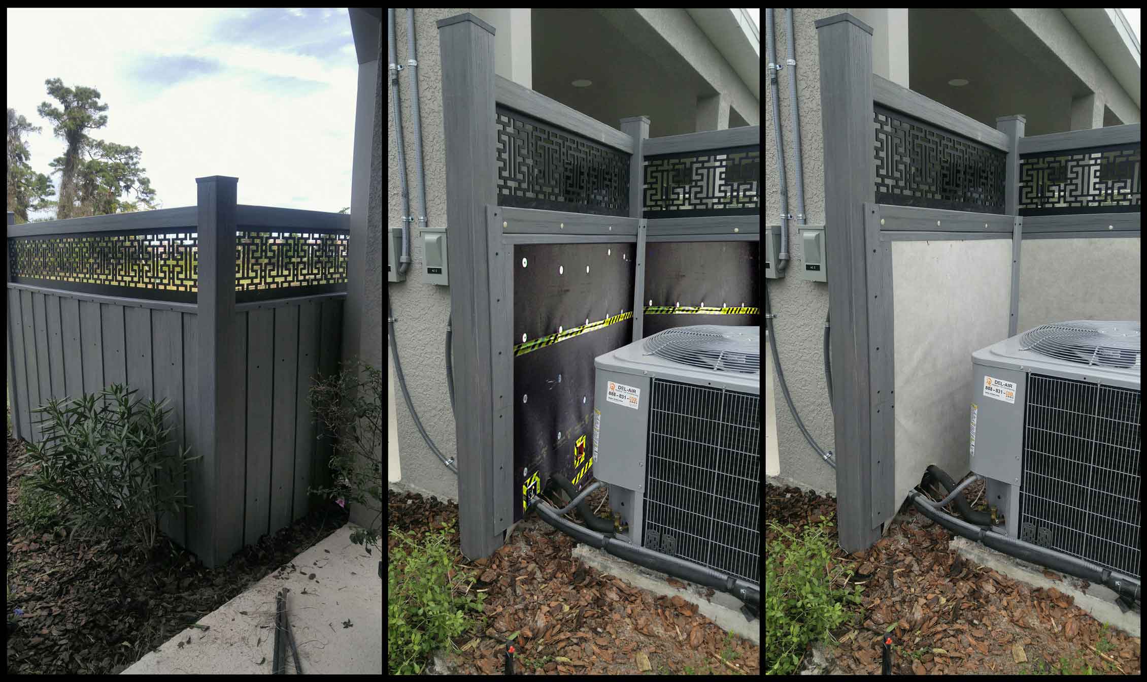 Condo Heat Pump Residential Sound Barrier