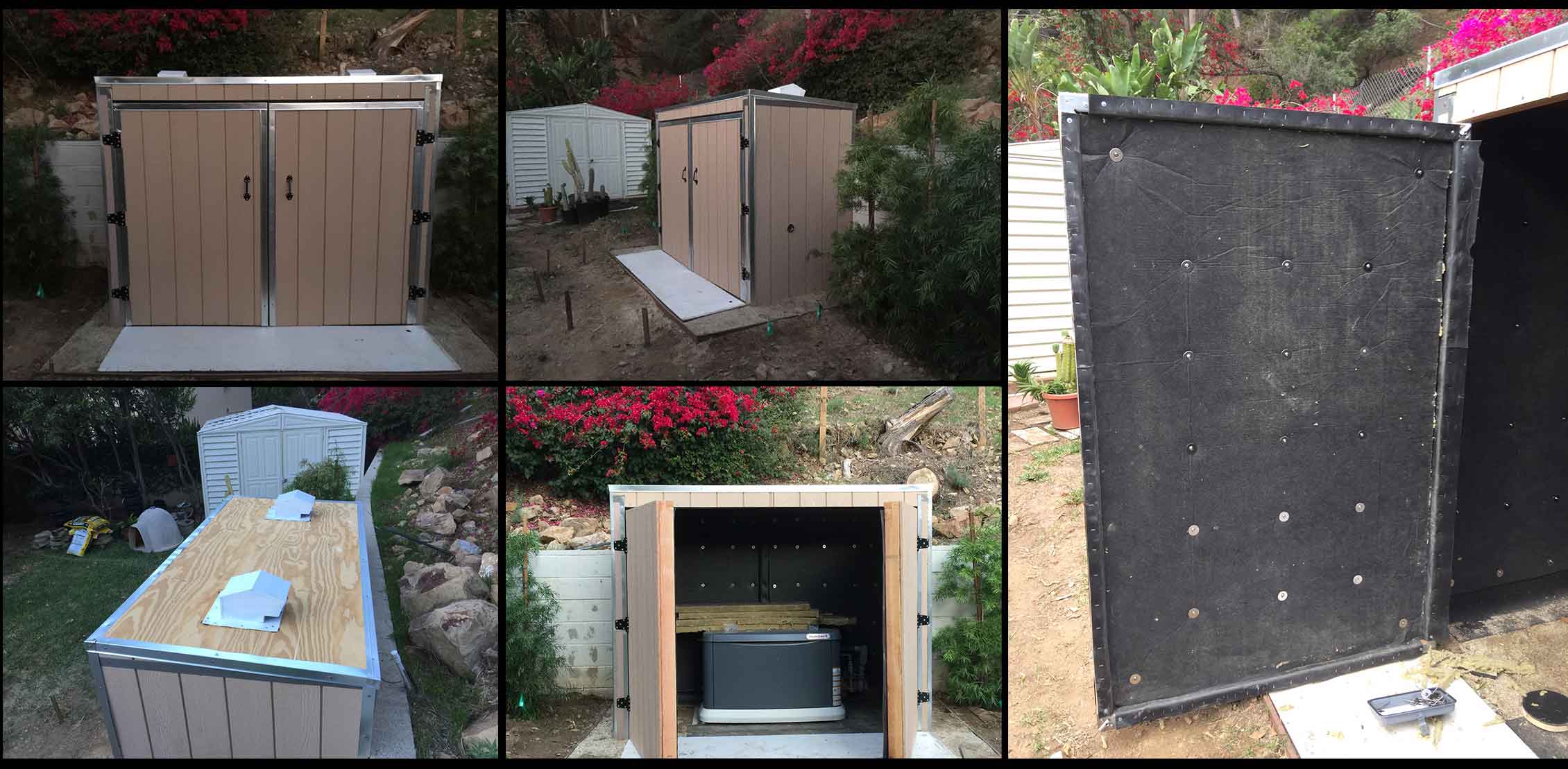 KamyResidentialPowerGenEnclosureCollage1 Honeywell Residential Generator Enclosure