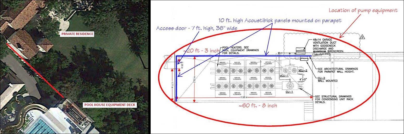 RansomEvergladesPoolHouseCollage2 School Pool House Noise Barrier